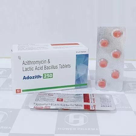 azithromycin 250mg + lactic  acid bacillus  tablet