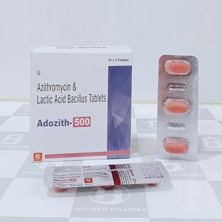azithromycin 500mg + lactic  acid bacillus  tablet