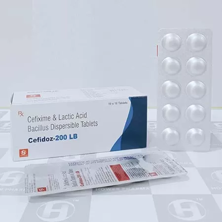cefixime 200mg + lactic  acid bacillus tablet