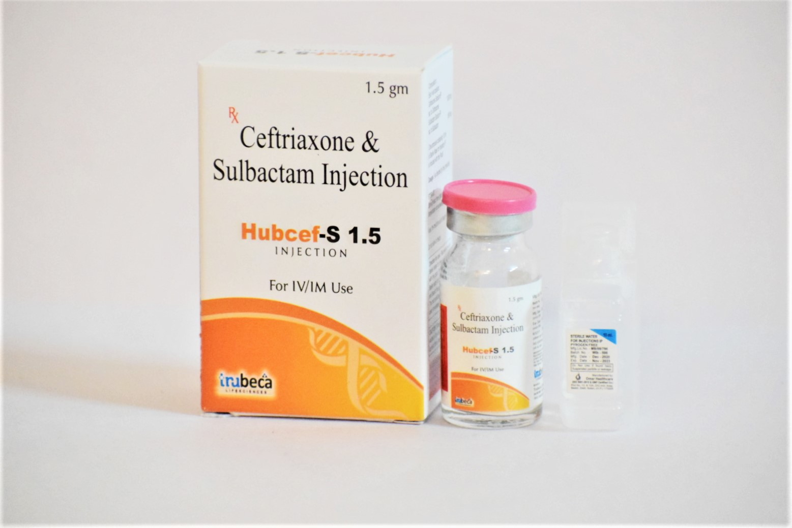 ceftriaxone 1gm + sulbactam 500mg injection