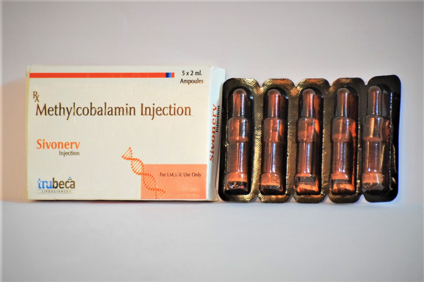 mecobalamin 1500mcg + nicotinamide 100mg + pyridoxine 100mg + d panthenol 50mg injection (blister packing)