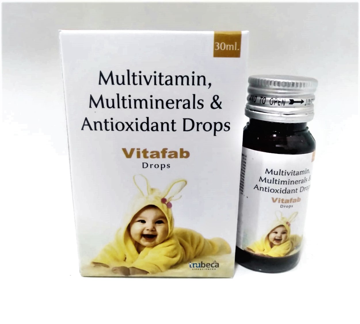 multivitamin + multimineral + antioxidant drops with monocarton (food)