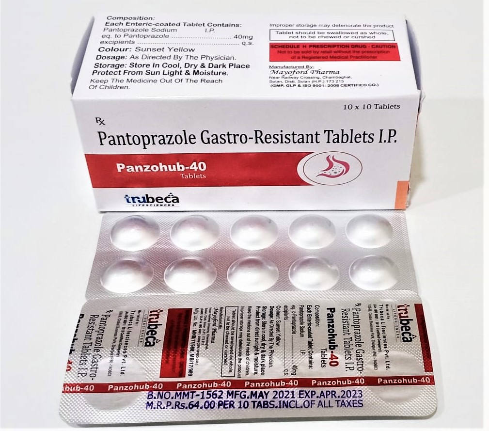pantoprazole 40mg tablet