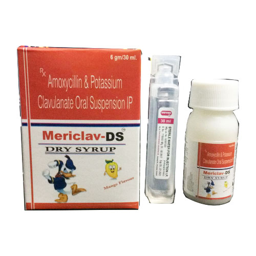 amoxycillin-400 mg + clavulanate  acid-57mg