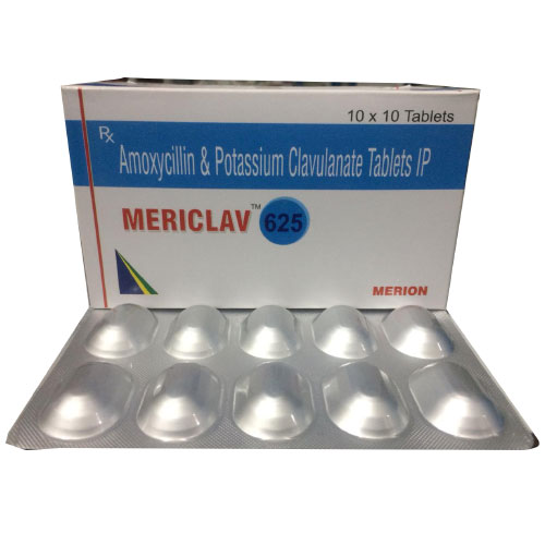 amoxycillin – 500 mg+  clavulanic acid 125 mg
+ lactic acid bacillus 60 million spores  q.s.