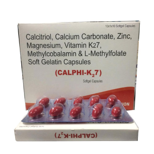 calcium cerbonate 500 mg+, calcitriol 0.25mcg + zinc 7.5mg + magenesium 5.mg
+ vit. k27- 45 mcg + methylcobalamin,1500
mcg + l-methylfolate 800 mcg