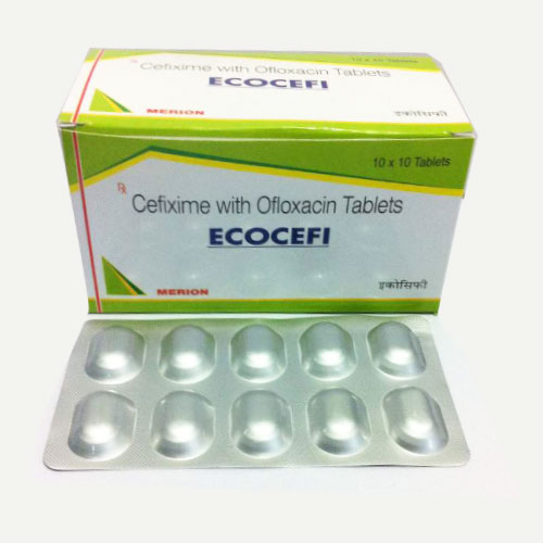 cefixime 200mg  + ofloxacin 200mg