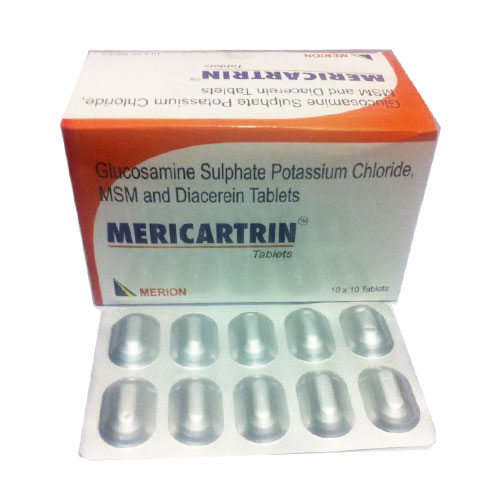 diacerine 50 mg +glucossamine sulphate 750mg