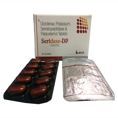 diclofenac  50mg + paracetamol 325 + serratiopepidase 10mg