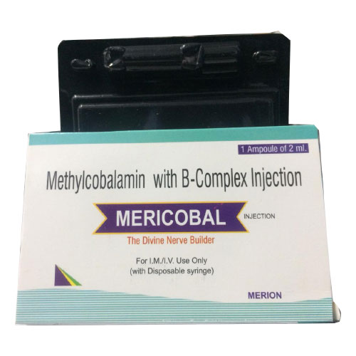 methylcobalamin –1000 mcg + vit. pyridoxine
hcl 100 mg.nicotinamide100mg + d- panth  50 m