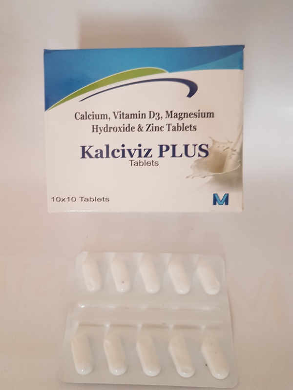 calcium citrate1000mg + vitamin d3 200 i.u + zinc  4 mg+ magnesium hydroxide 100 mg tablets