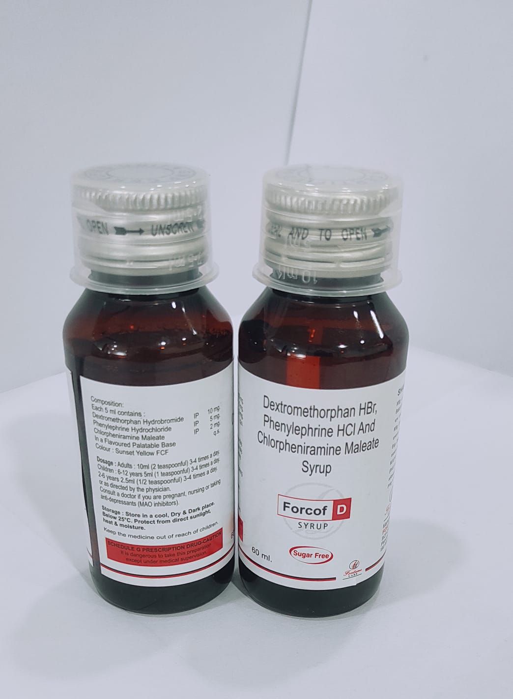 dextromehorphen10mg+phenylephrine 5mg
+cpm 2mg  sugar free