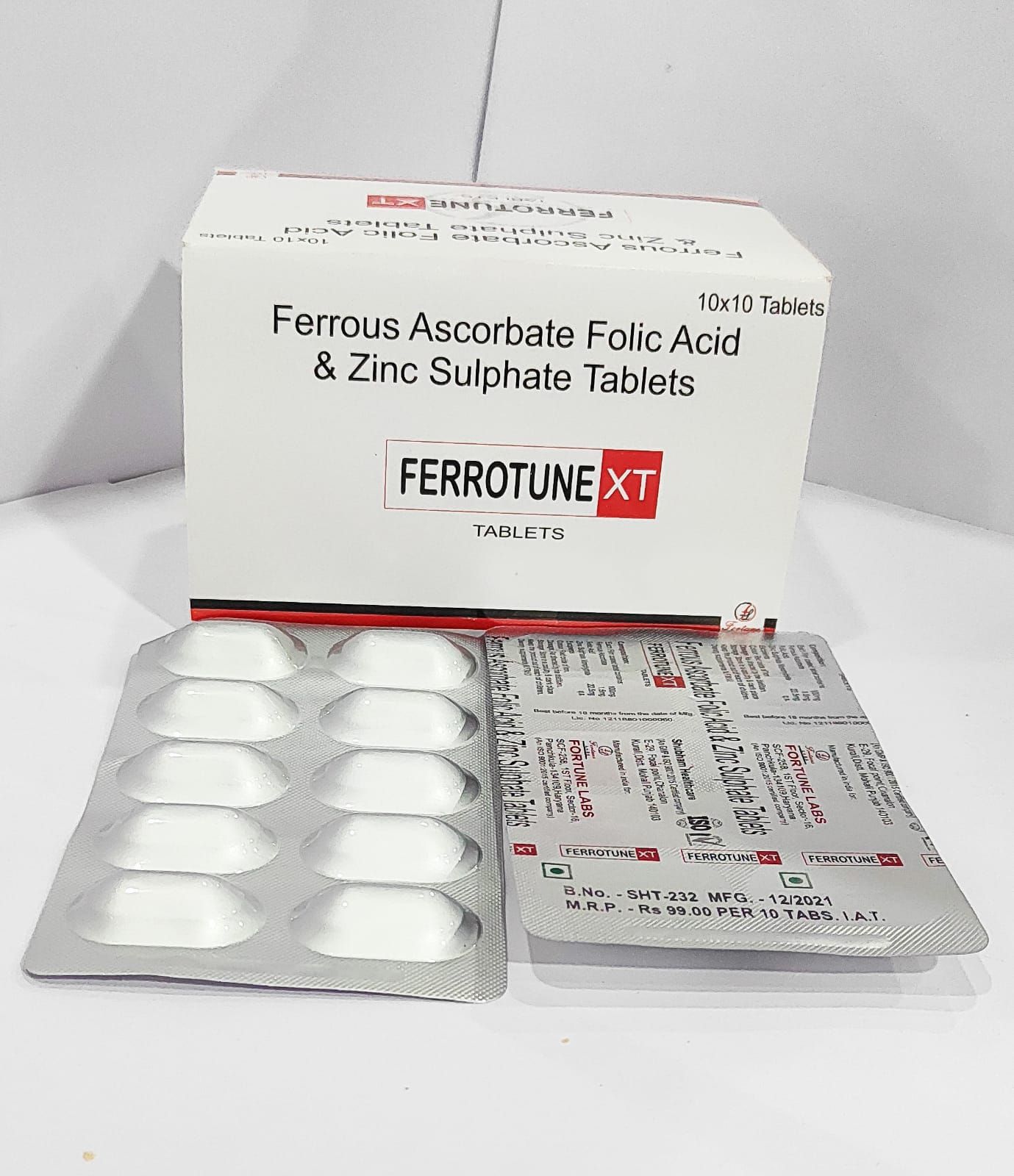 ferrous ascrobate 100mg + folic acid 5mg