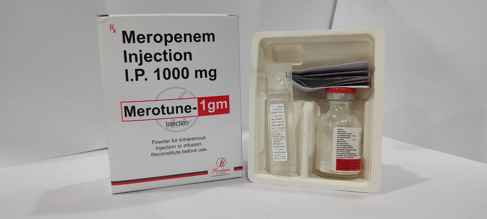 meropenem 1gm with tray pack