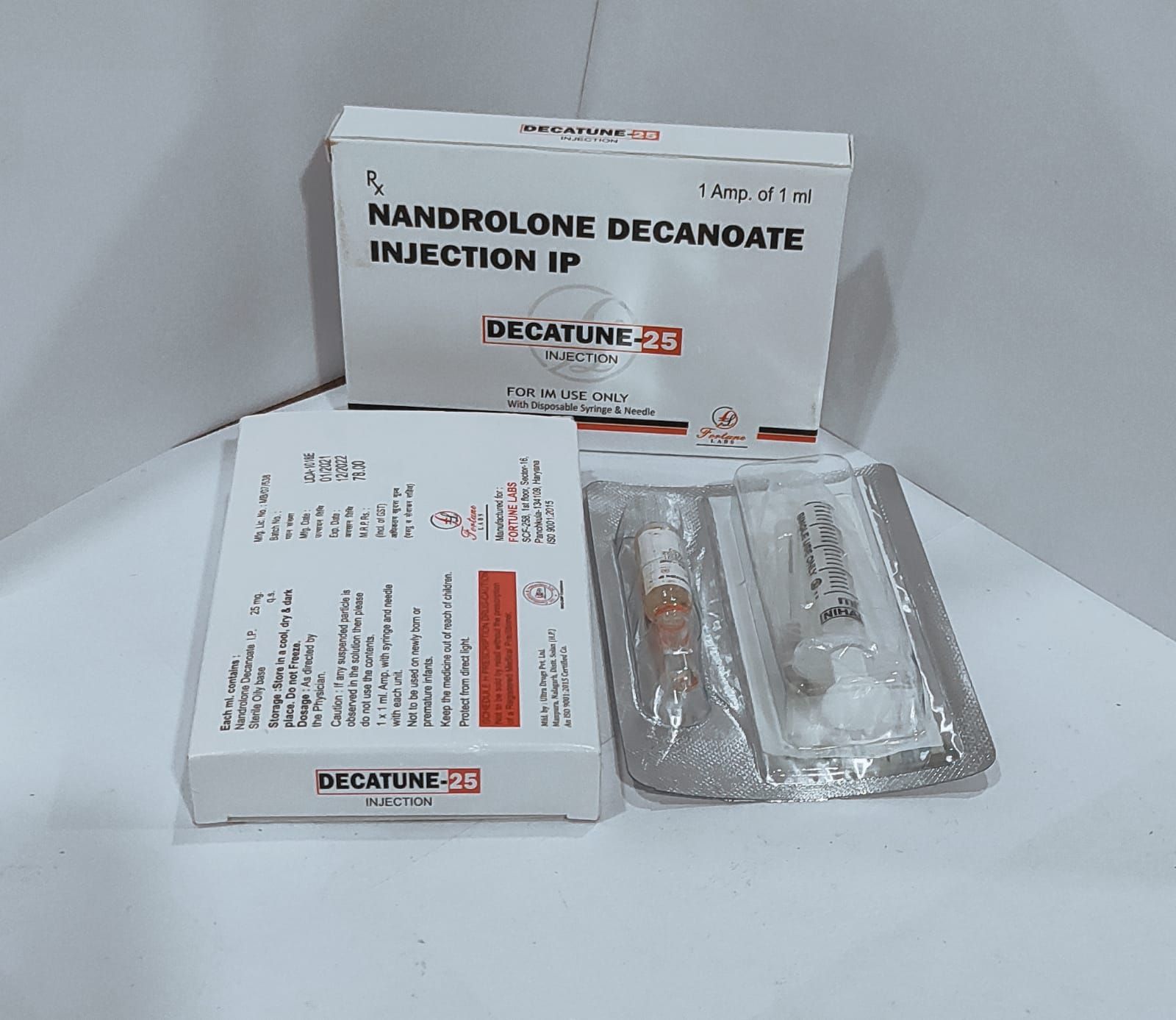 nandrolone decanoate i.p. 25mg (containing syringe)