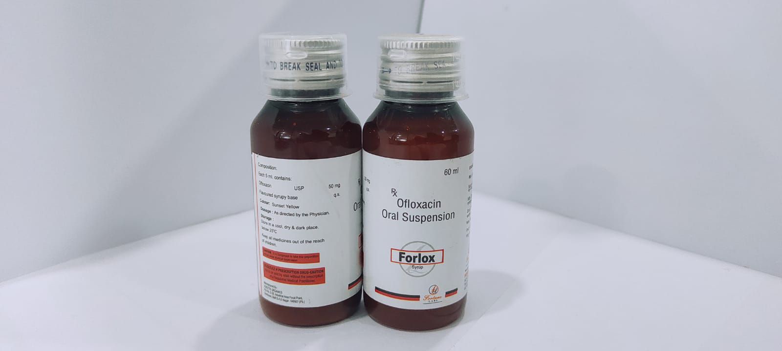 ofloxacin 50 mg (syrup)