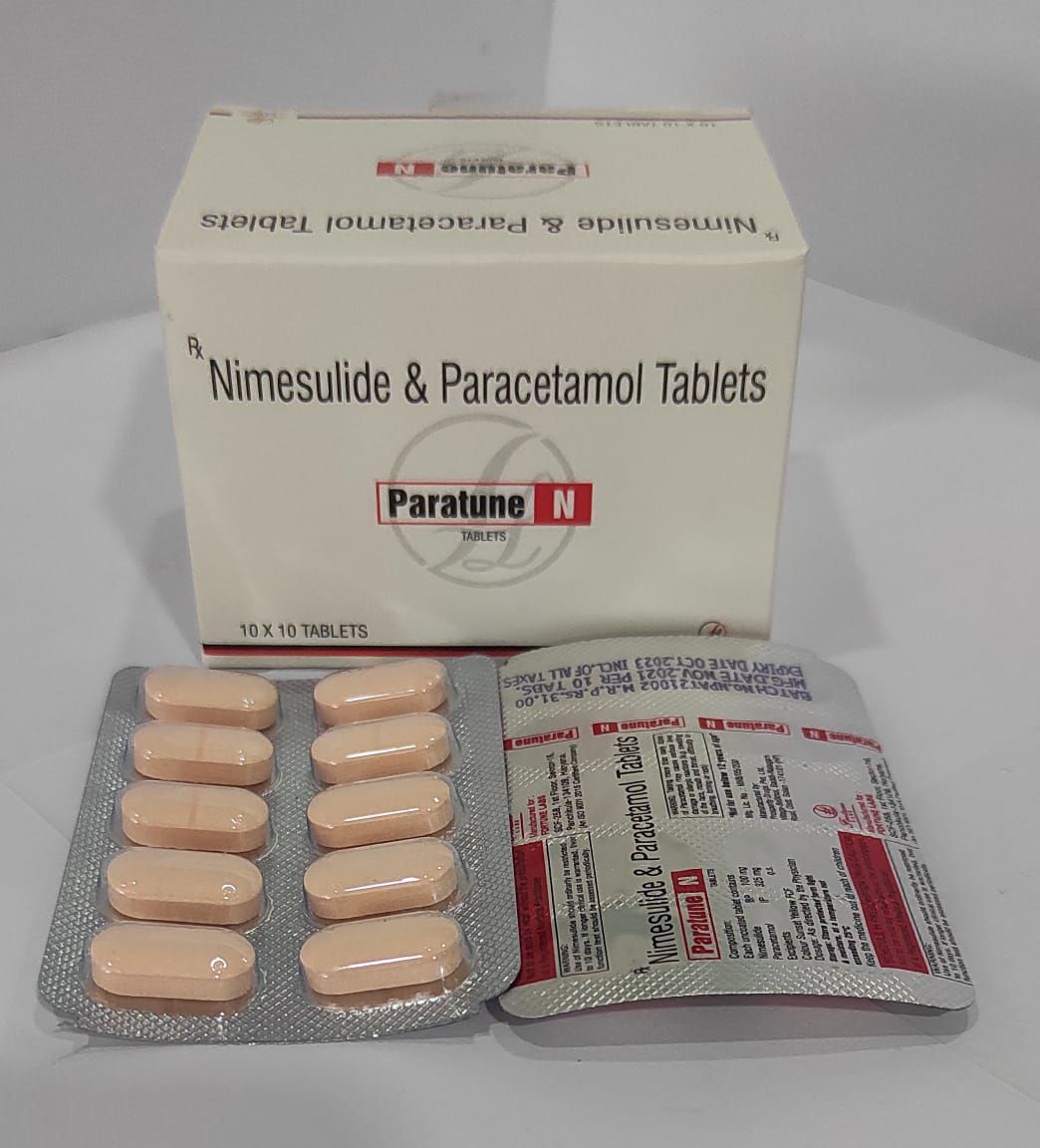 paracetamol 325 mg + nimesulide 100 mg