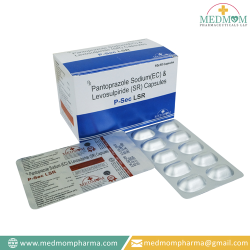 pantoprazole sodium 40mg + levosulpride 75 mg sr capsule