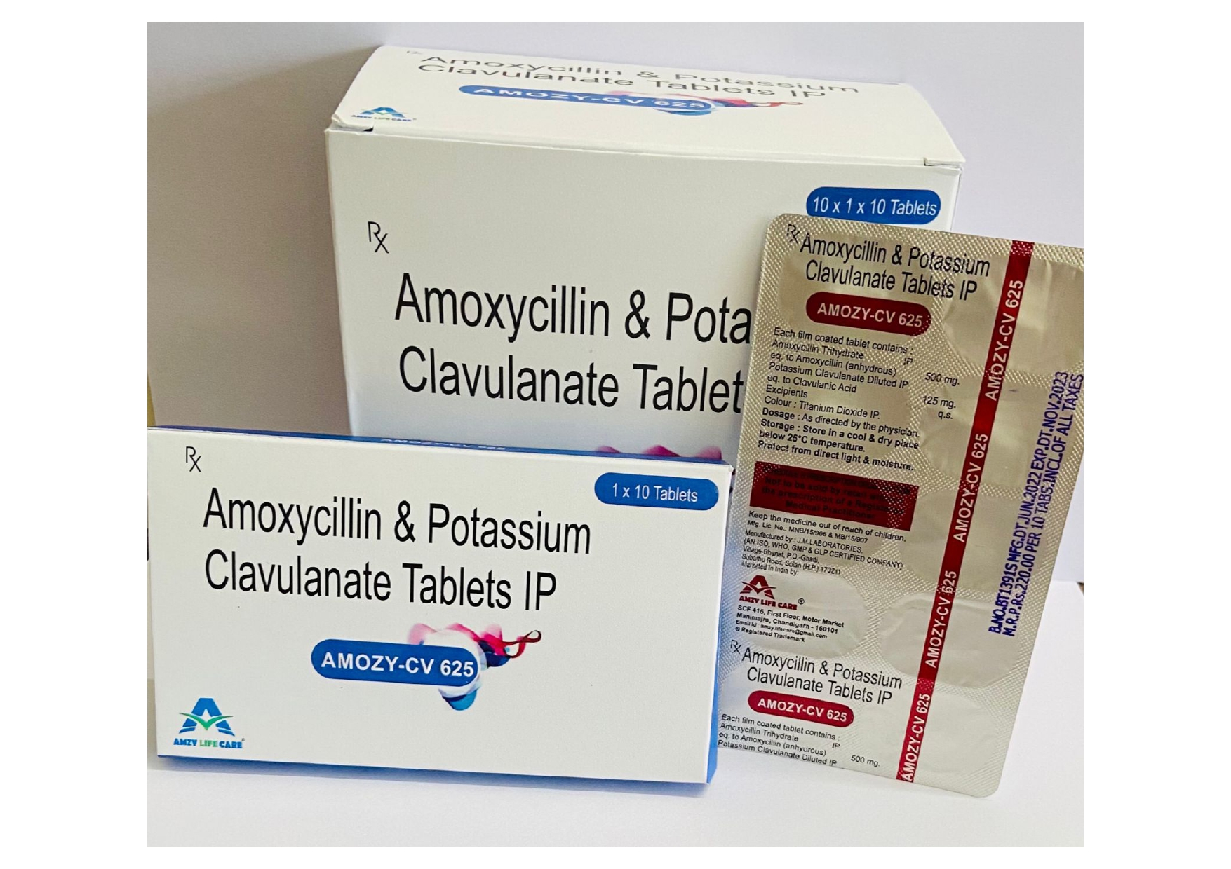 amoxycillin 500 mg + clavulanic acid 125 mg tab