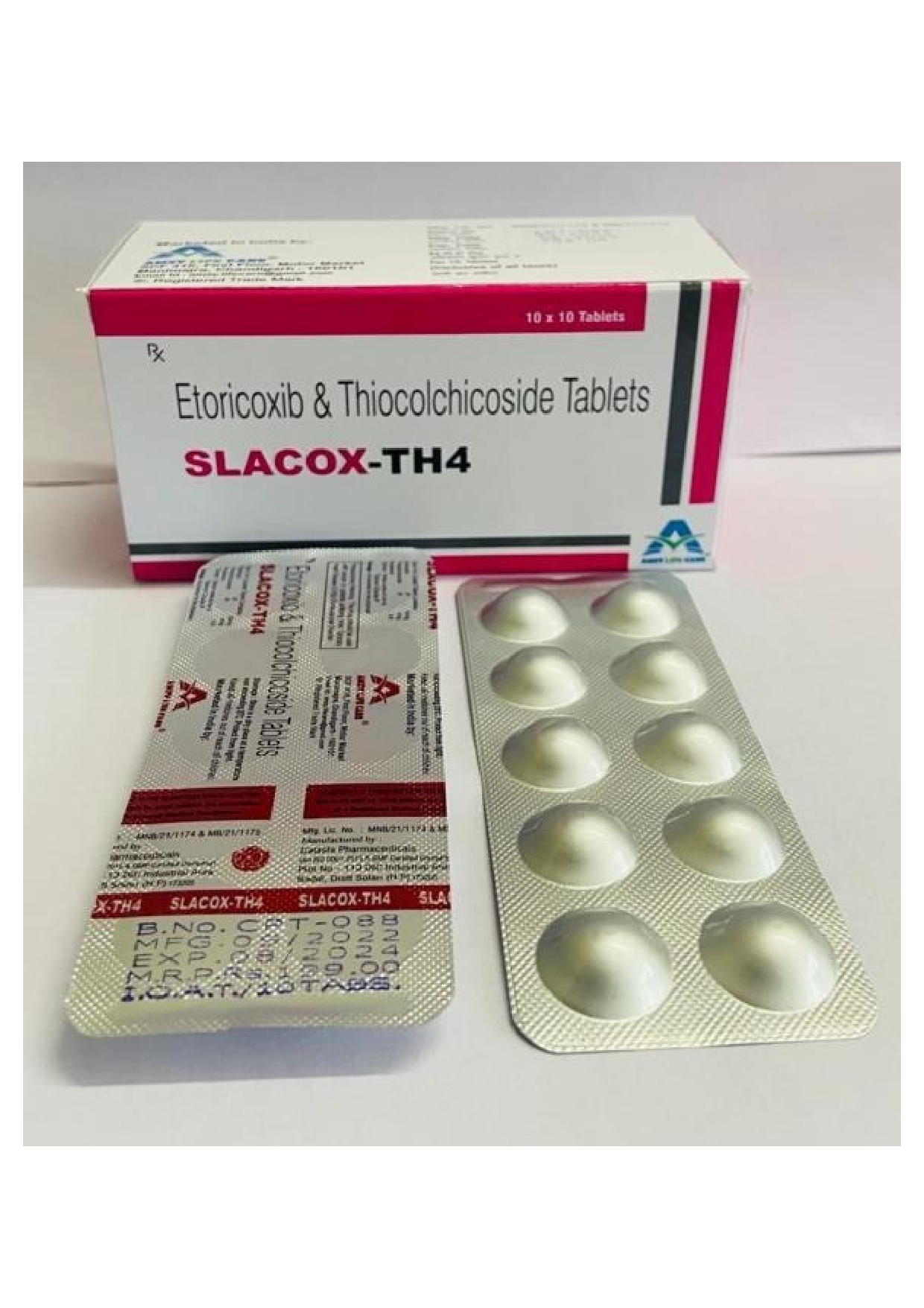 etoricoxib 60mg + thiocolchicolside 4mg tab