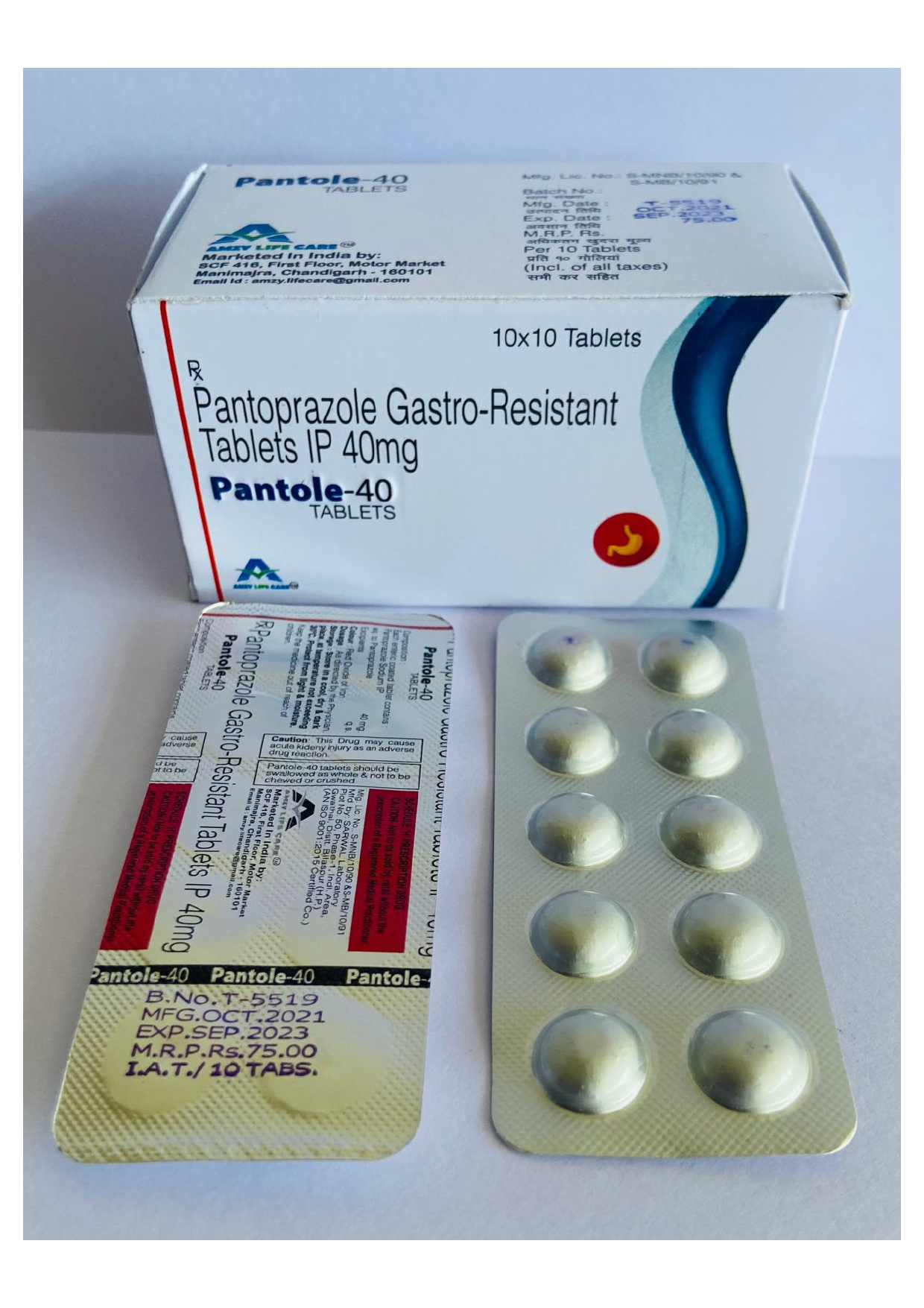 pantoprazole 40 mg tab