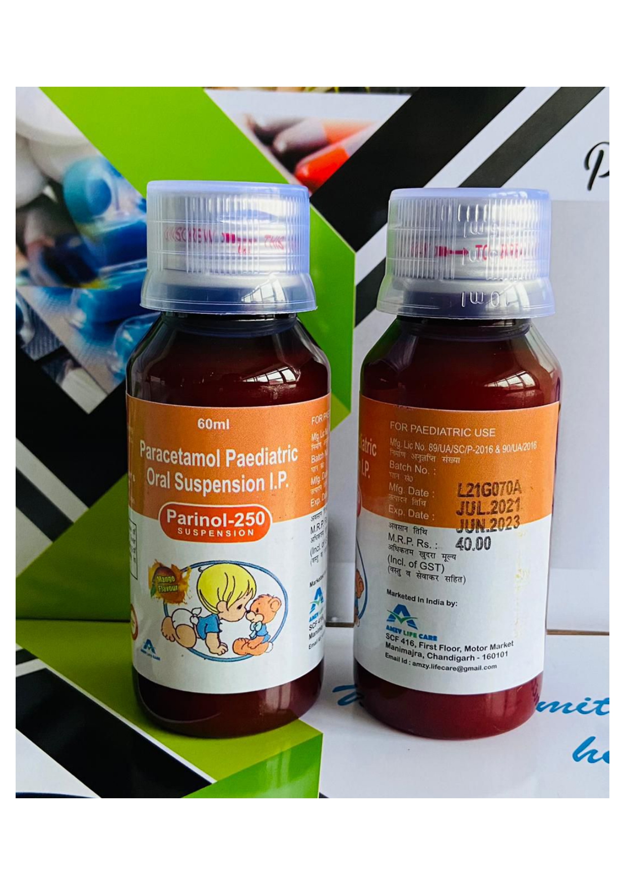 paracetamol 250 mg