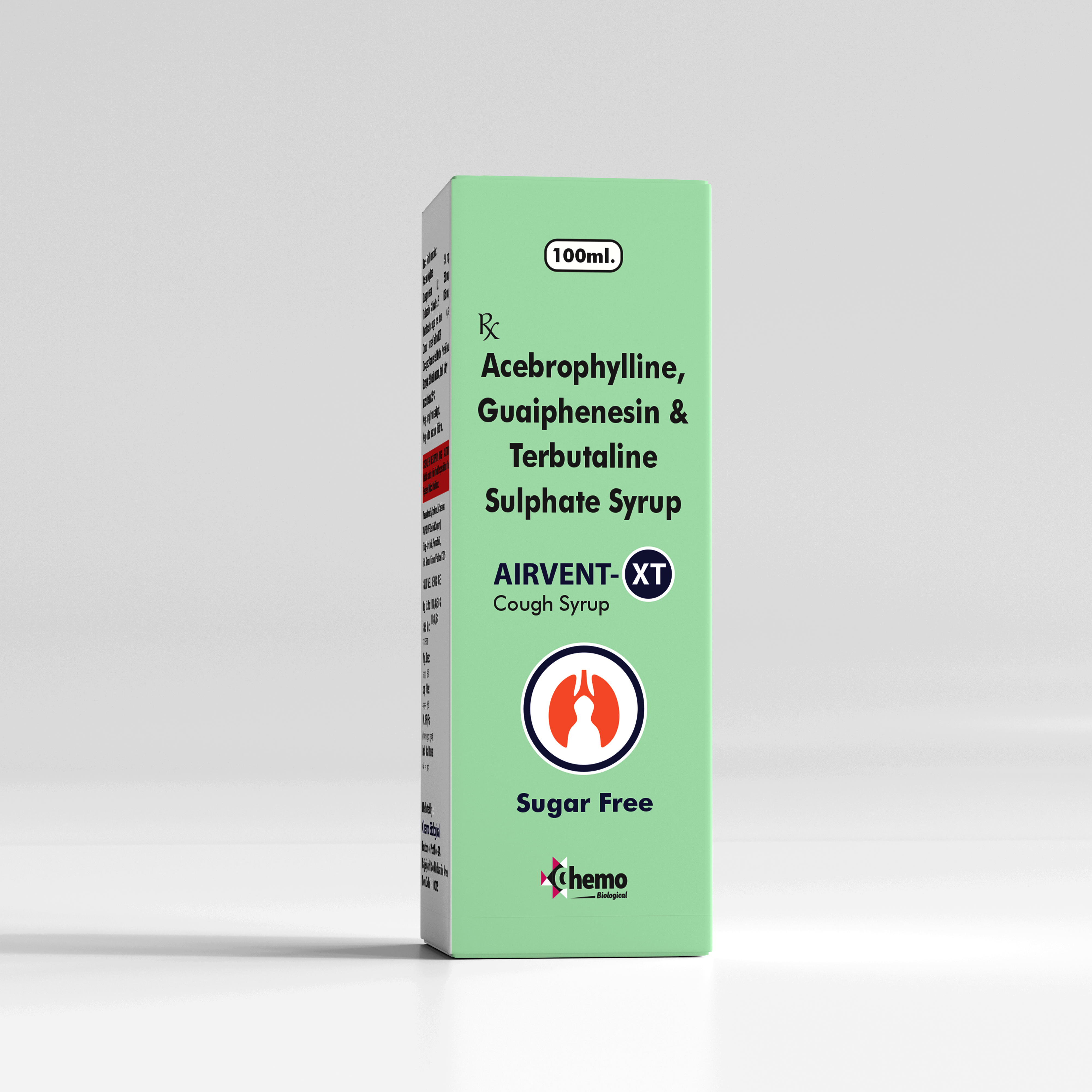 acebrophyline 50 mg + guaiphenesin 50 mg + terbutaline 1.25 mg