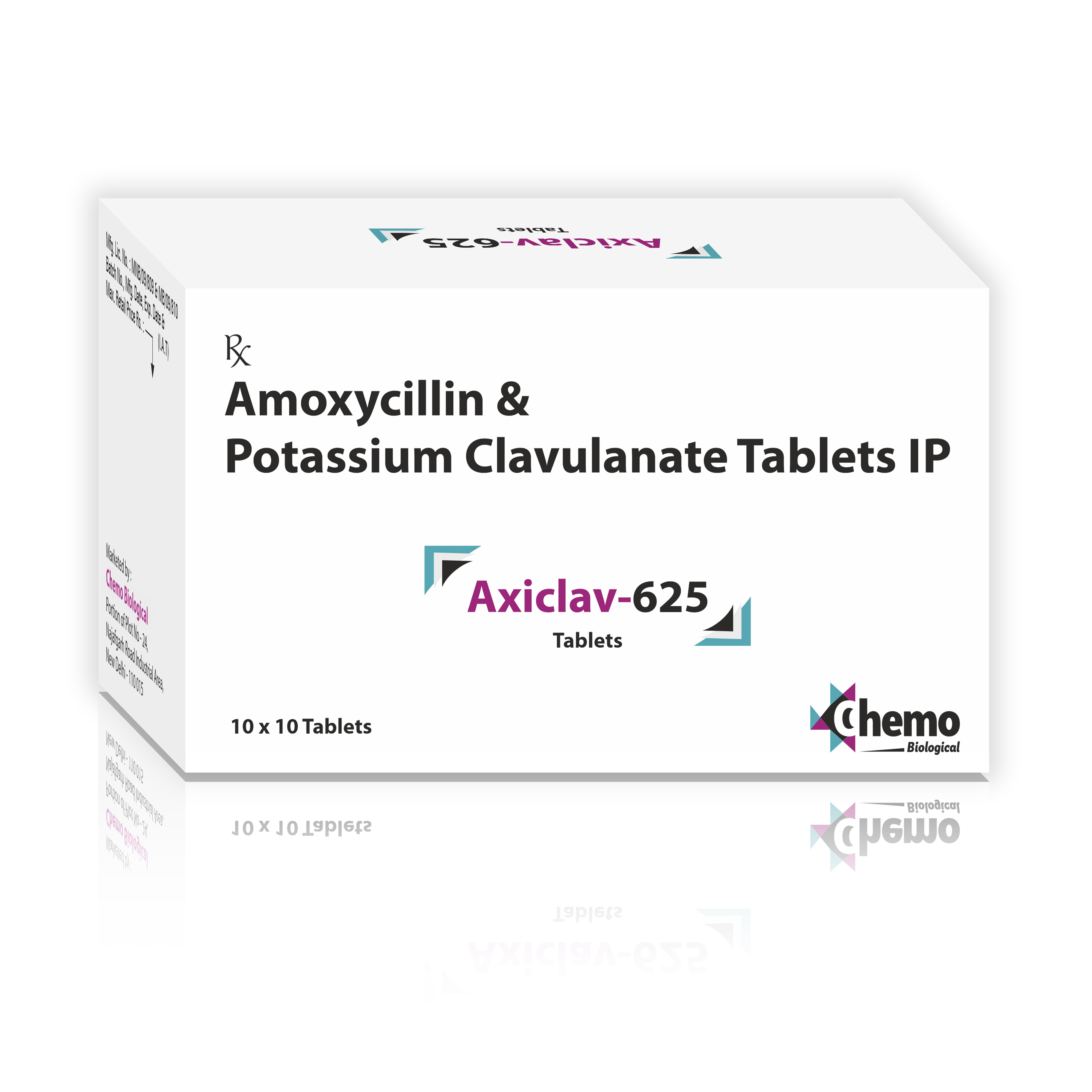 amoxycillin 500mg + clavulanic 125mg