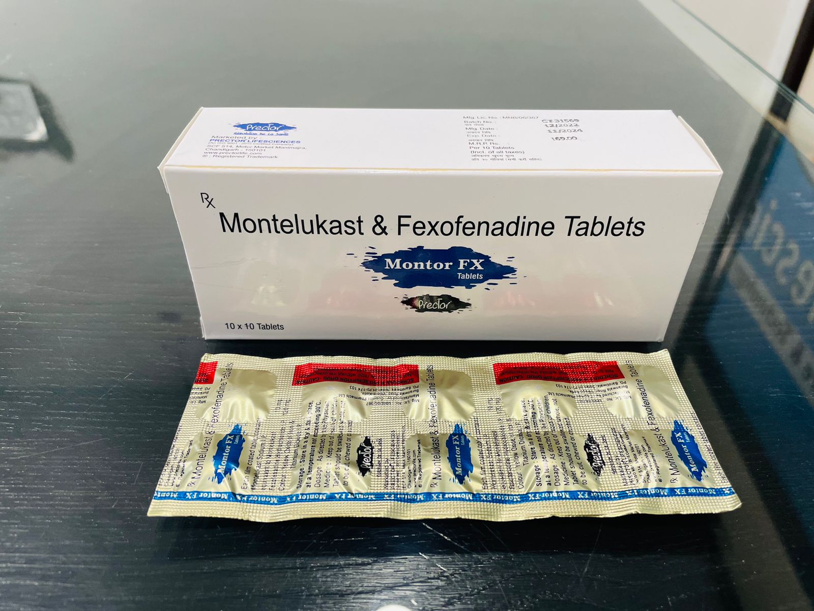 fexofinadine 120mg + montelukast 10mg tablet