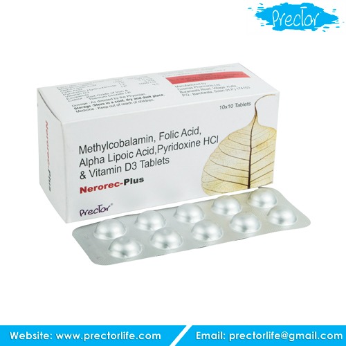 methylcobalamin 1500 mcg, alpha lipoic acid 100 mg, vitamin d31000 iu, pyridoxine hcl 3 mg & folic acid 1.5 mg tablet