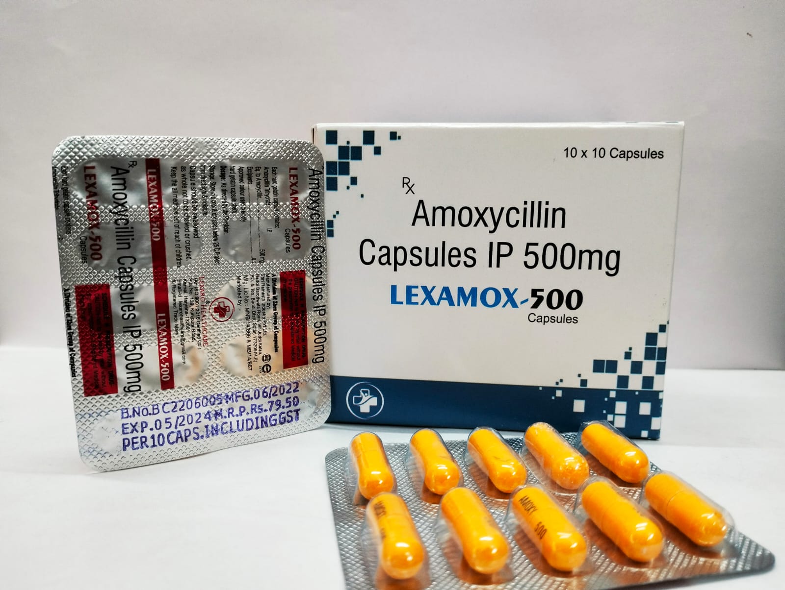 amoxicillin   trihydrate 500mg