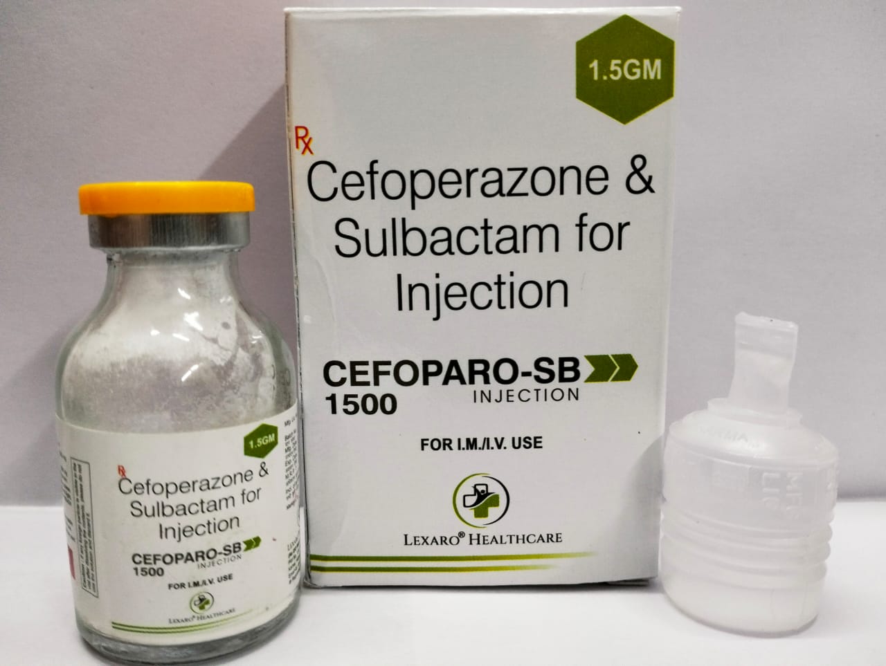 cefoperazone 1000mg + sulbactam
anhydrous 500mg
