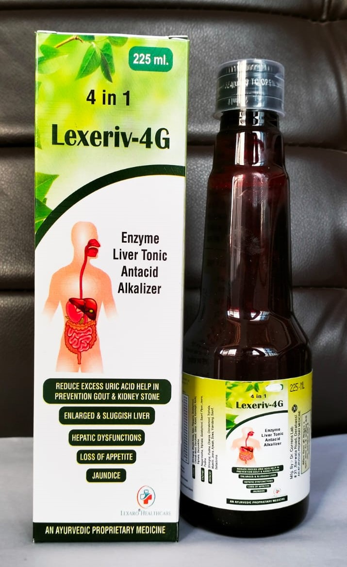 liver, alkaliser, enzyme and antacid syrup