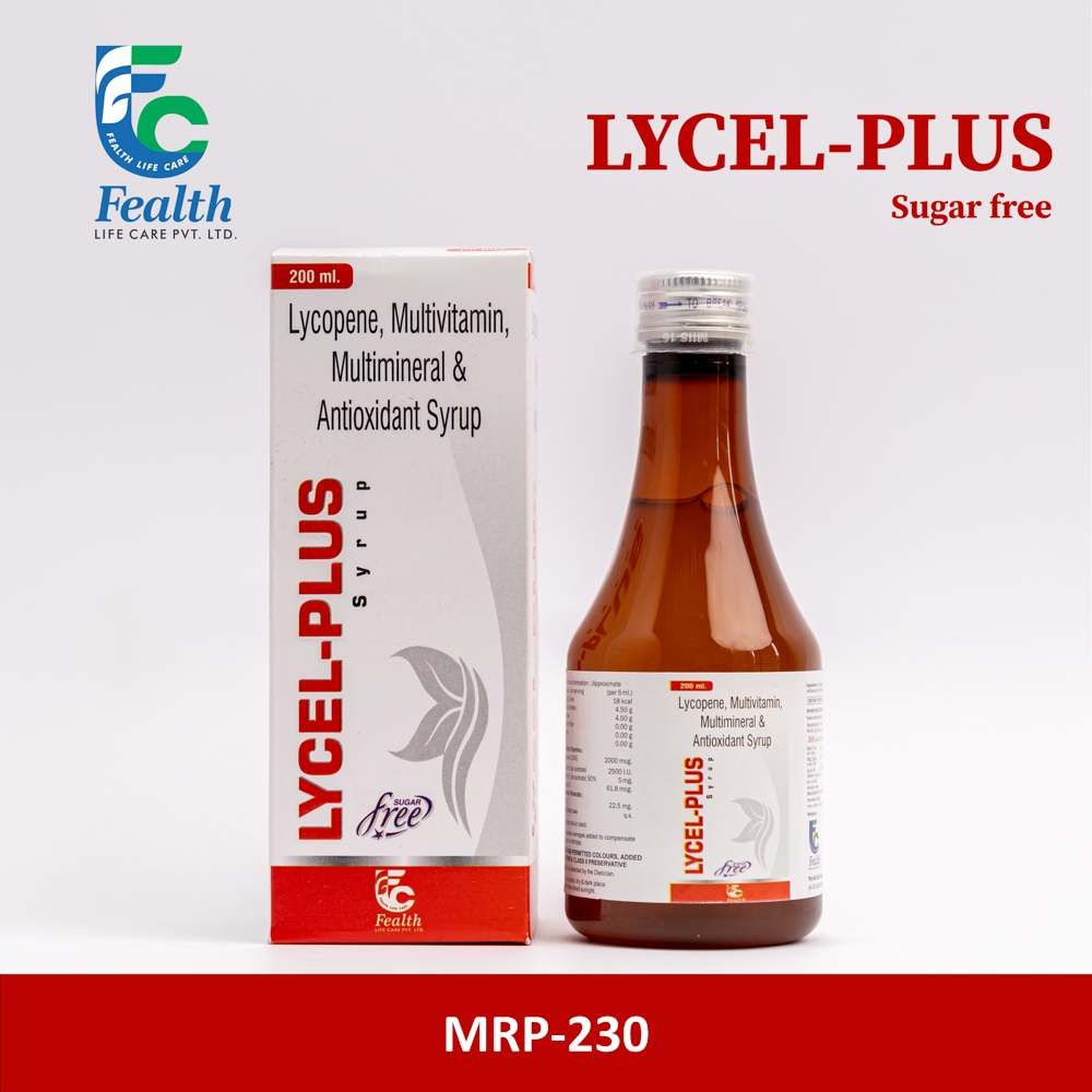 lycopene,multivitamin,multimineral & antioxident syrup(sugar free)