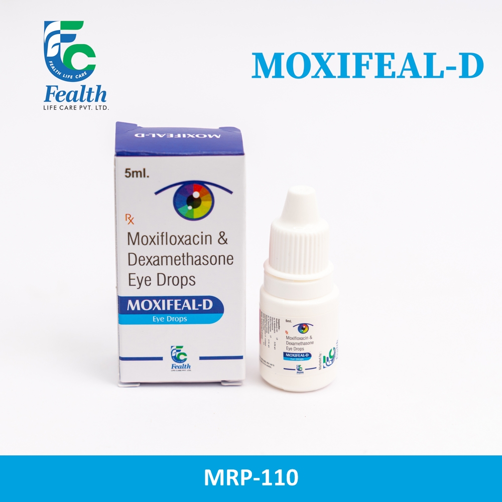 moxifloxacin hcl 0.5% + dexamethasone 0.1% (5ml) eye drops