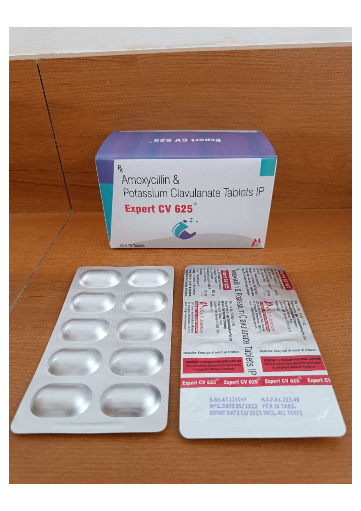 amoxycillin 500mg + clavulanic acid 125mg tablets