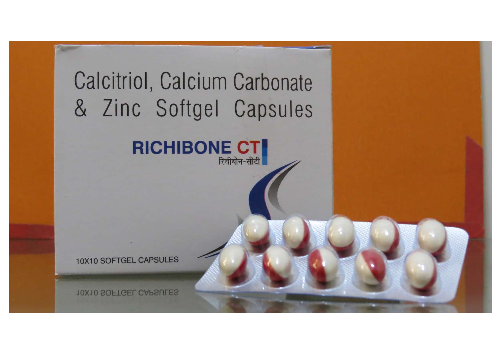 calcium carbonate 500mg + calcitrol 0.25mcg + zinc 7.5 mg capsules