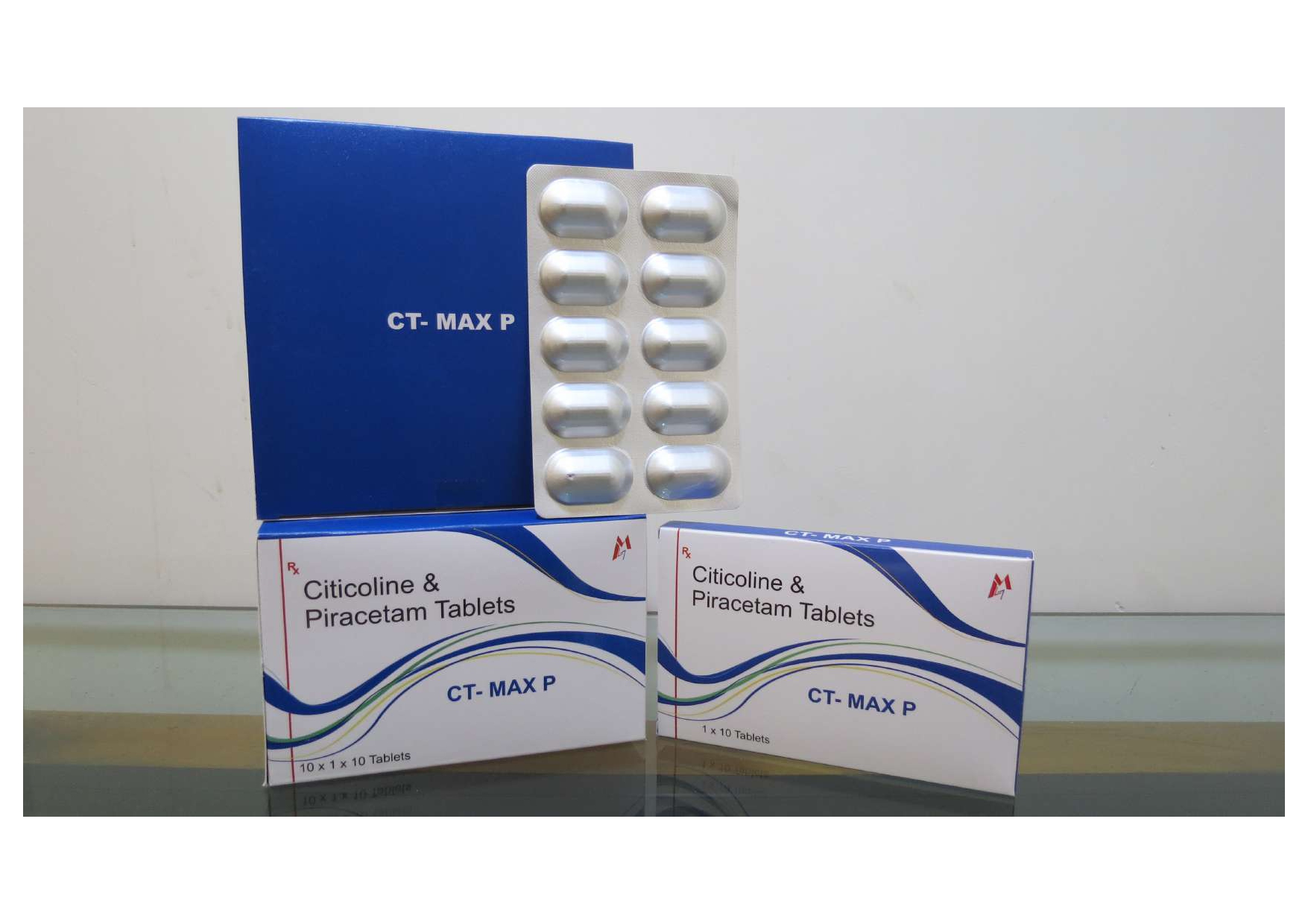 citicoline 500mg + piracetam 800mg tablets