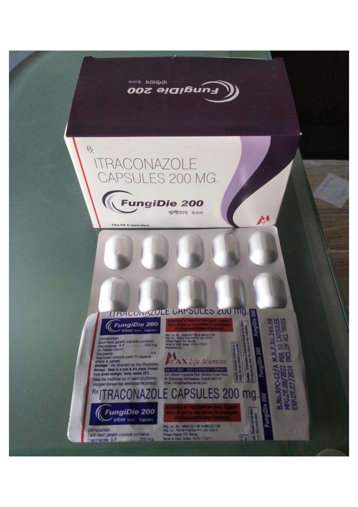 itraconazole 200mg capsules