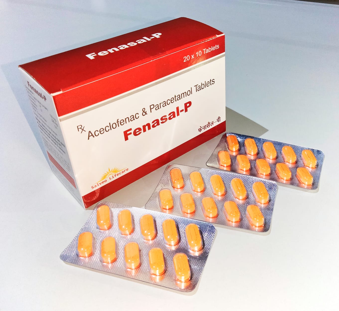 aceclofenac 100mg, paracetamol 325 mg