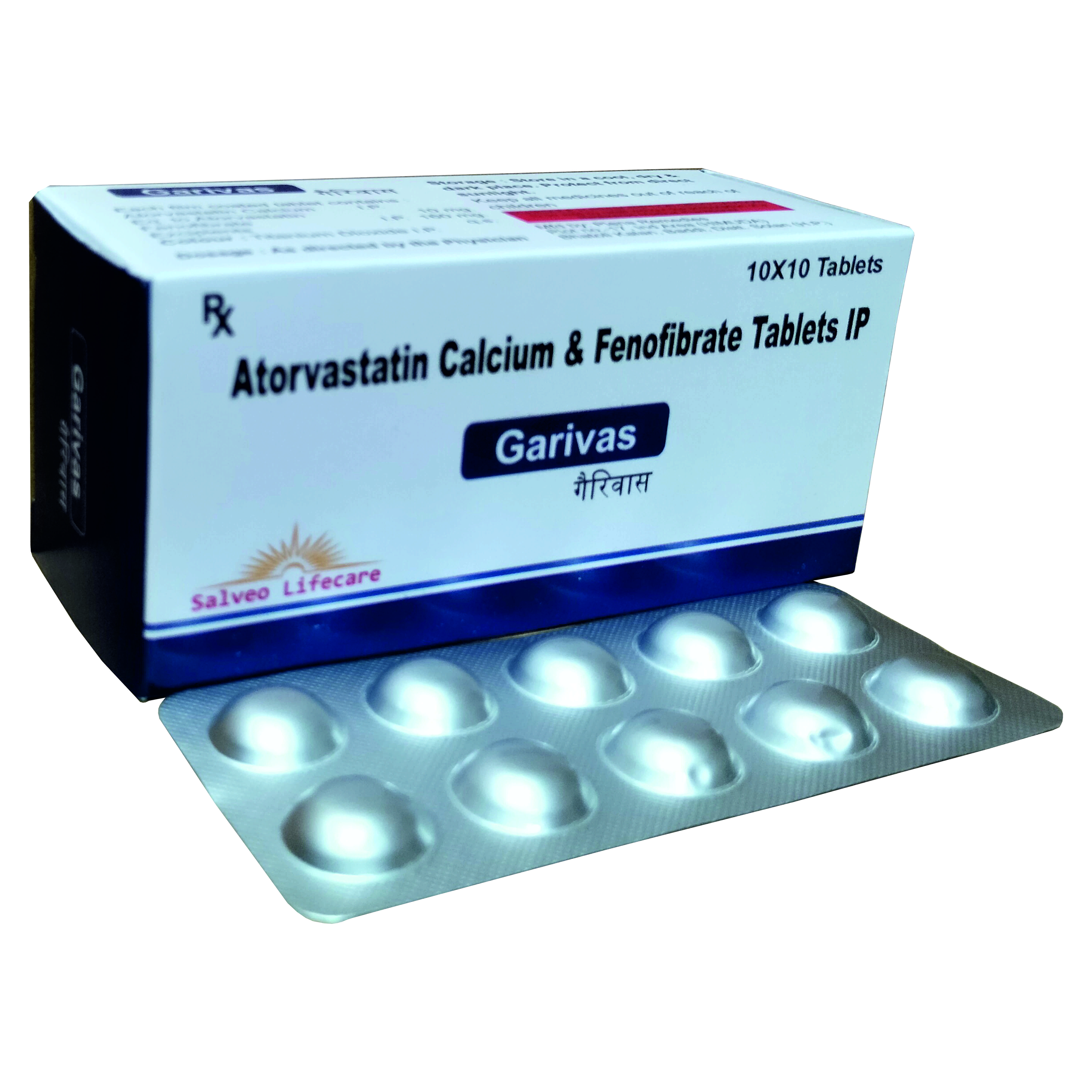 atorvastatin 10 mg fenofibrate 160 mg