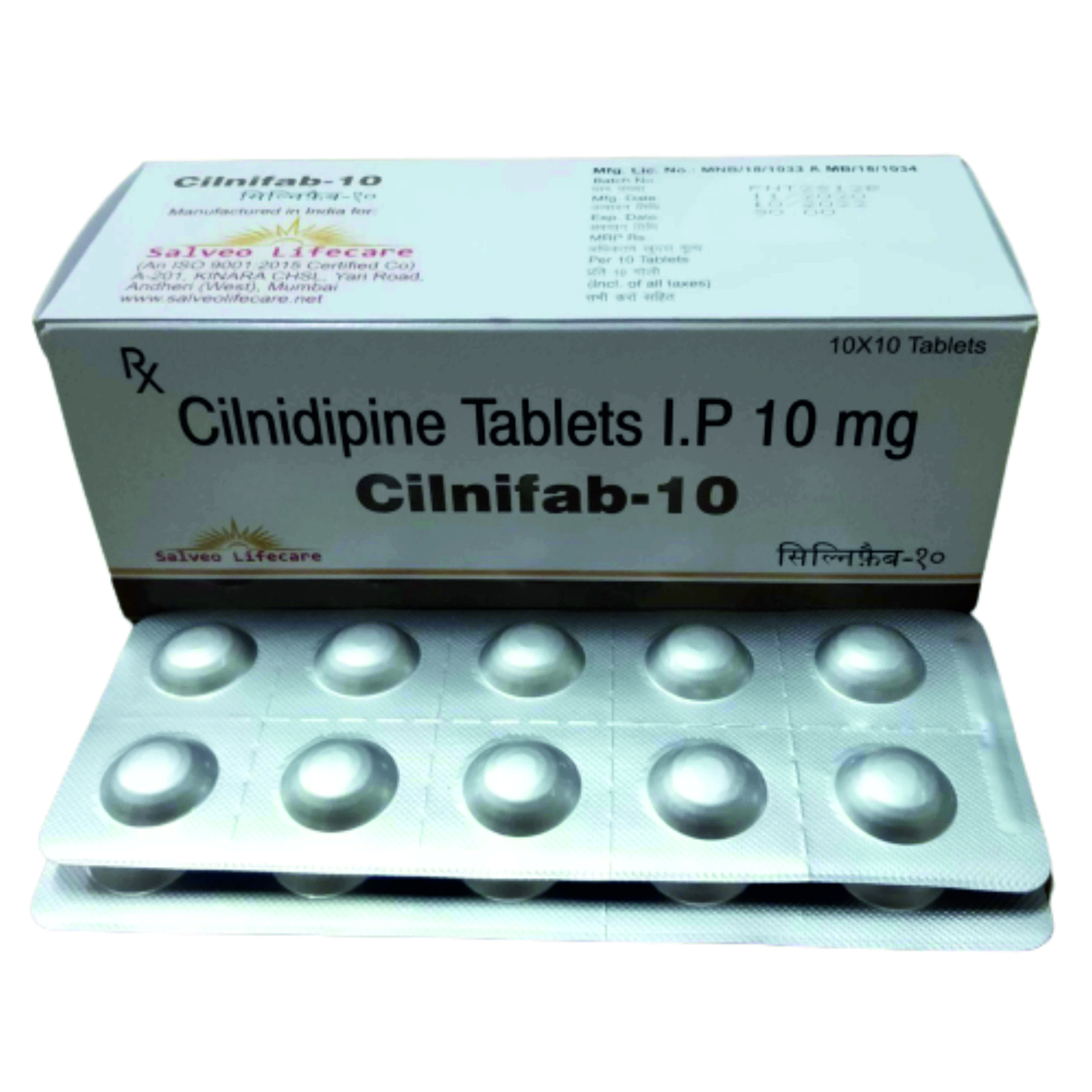 cilindipine 10 mg