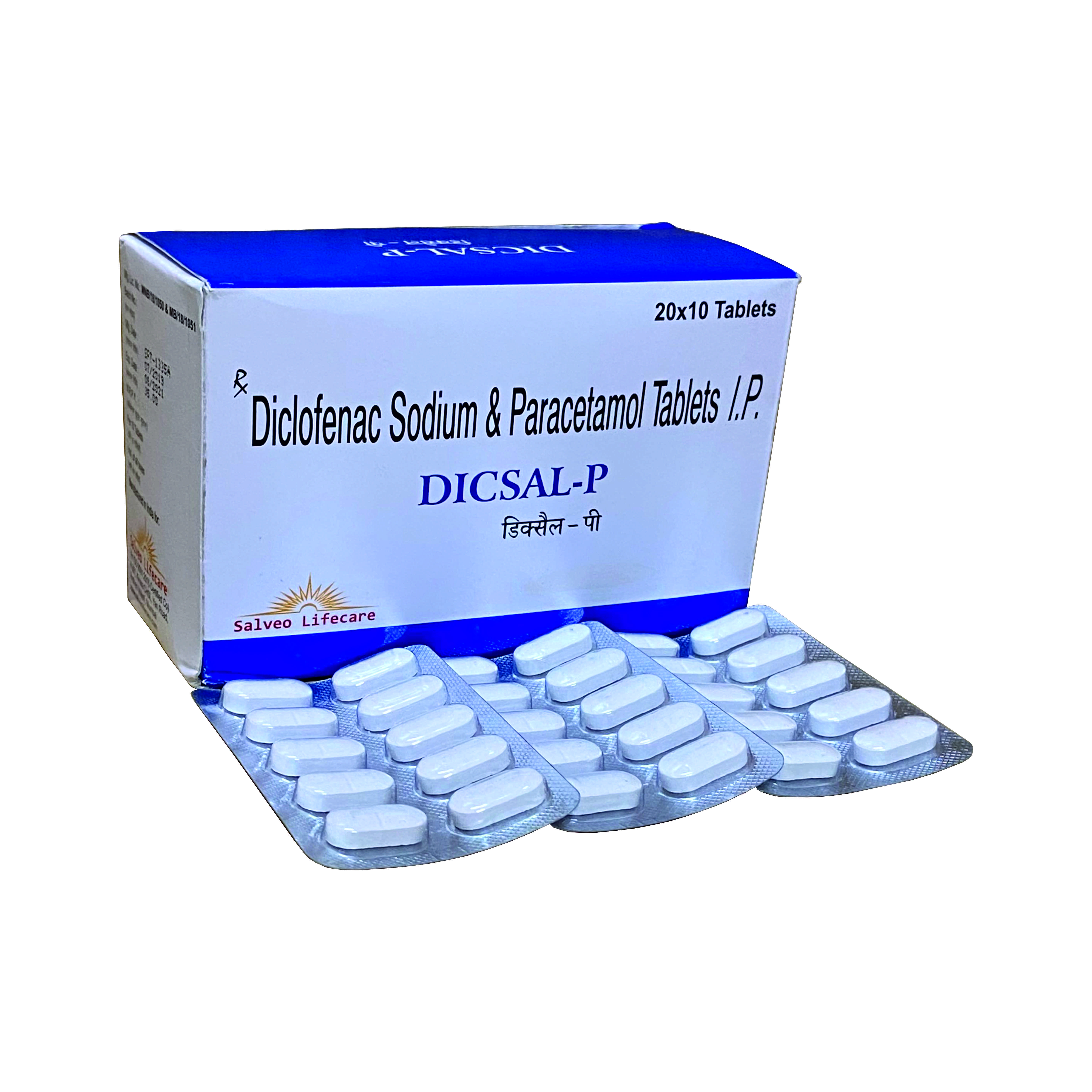 diclofenac potassium 50 & paracetamol 325 tab