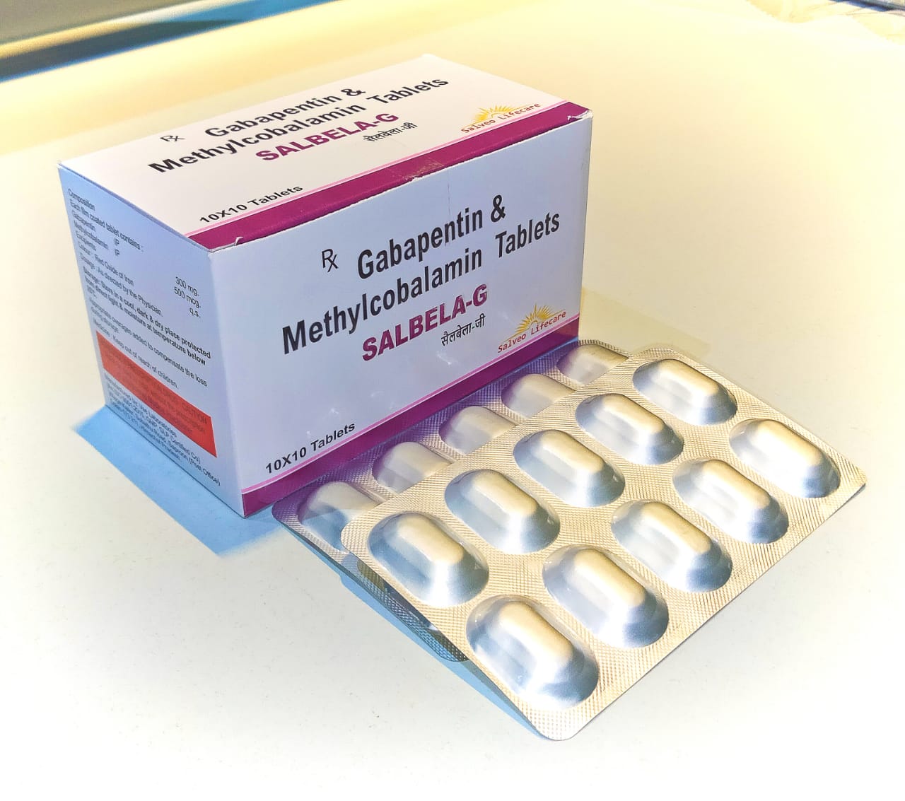 mecobalamin.500 mg, gabapentin.300 mg.