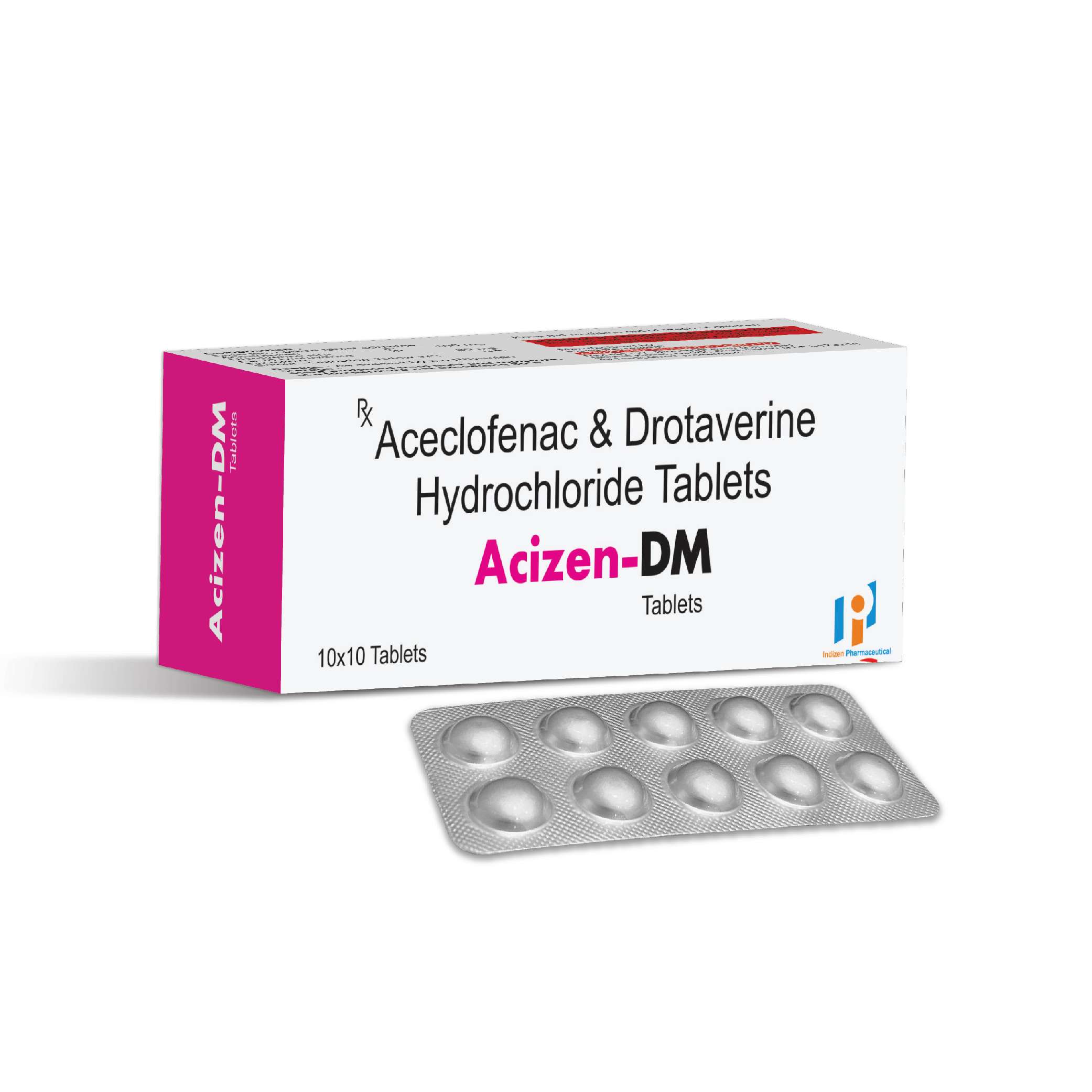 aceclofenac 100 mg + drotaverine 80 mg