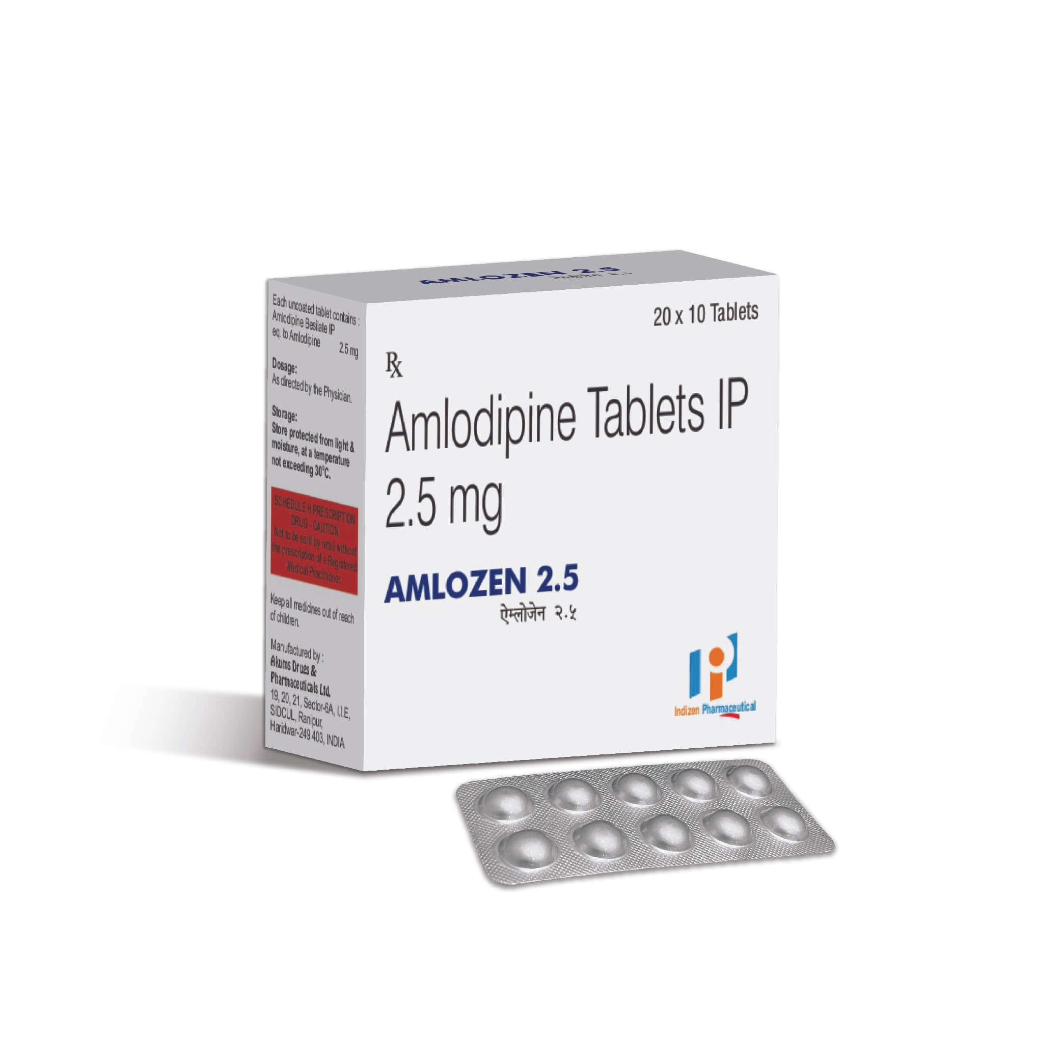 amlodipine 2.5 mg