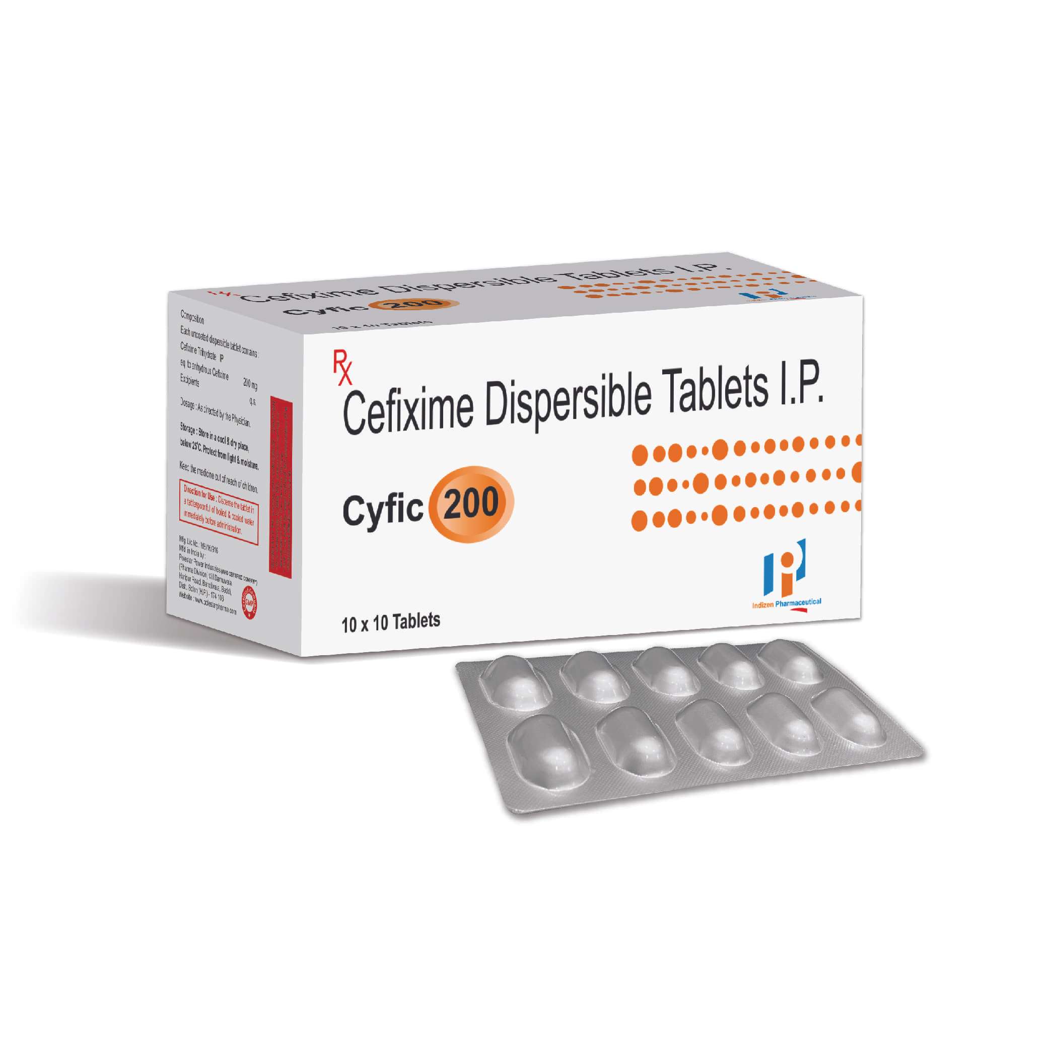 cefixime 200 mg dispersible tablet