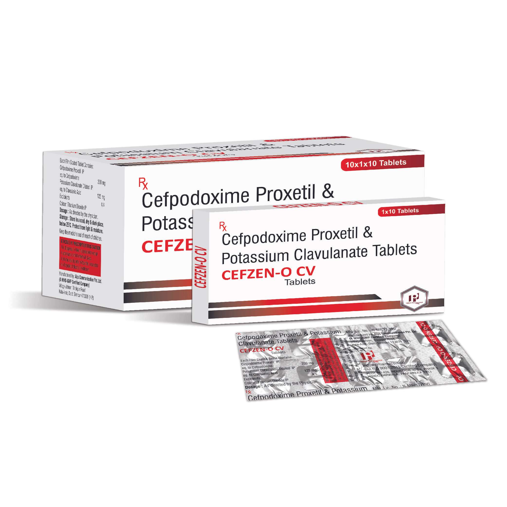 cefpodoxime 200 mg + clavulanate 125 mg mono pack