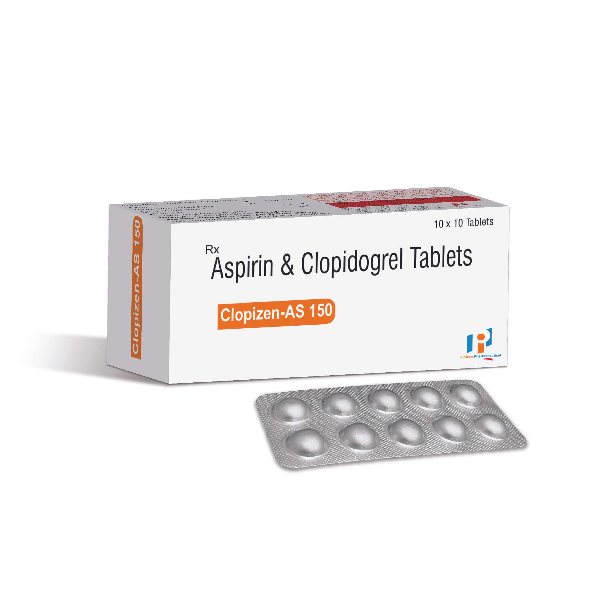 clopidogrel 75 mg + aspirin 150 mg