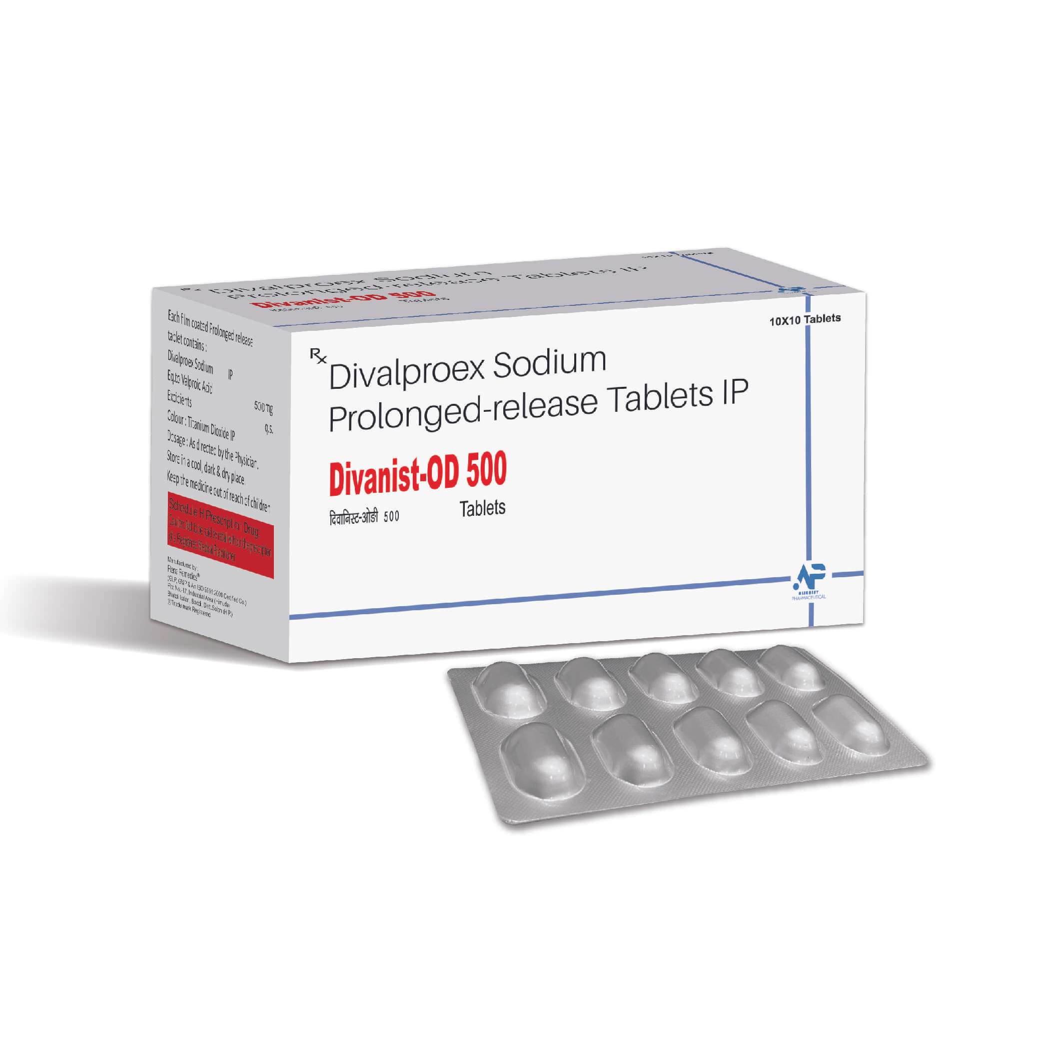 divalproex sodium eq. to valporic acid 500 mg